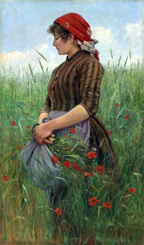 Angiolo - La contadina, primavera